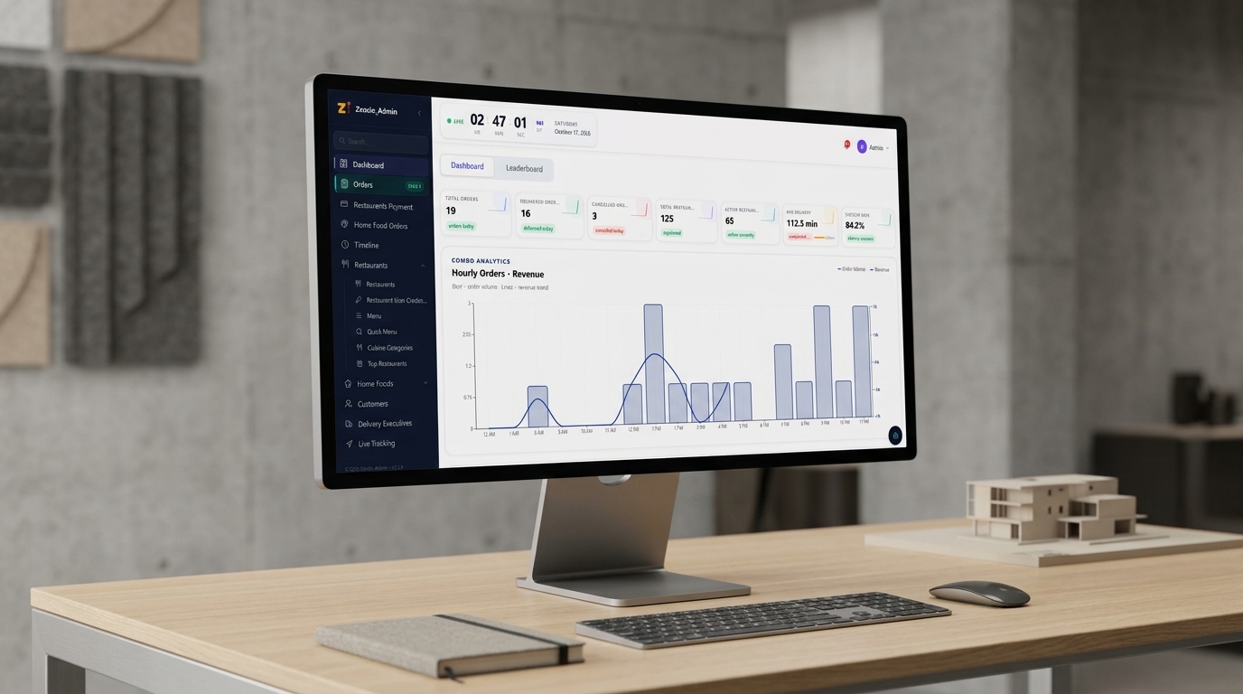 Zenzio Admin Portal Website